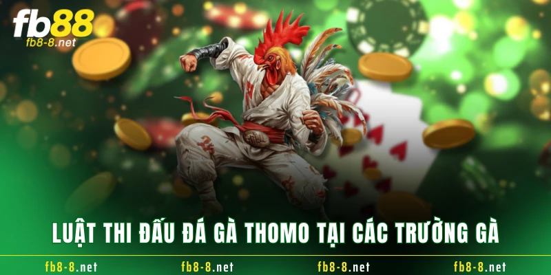 Luật thi đấu đá gà Thomo tại các trường gà
